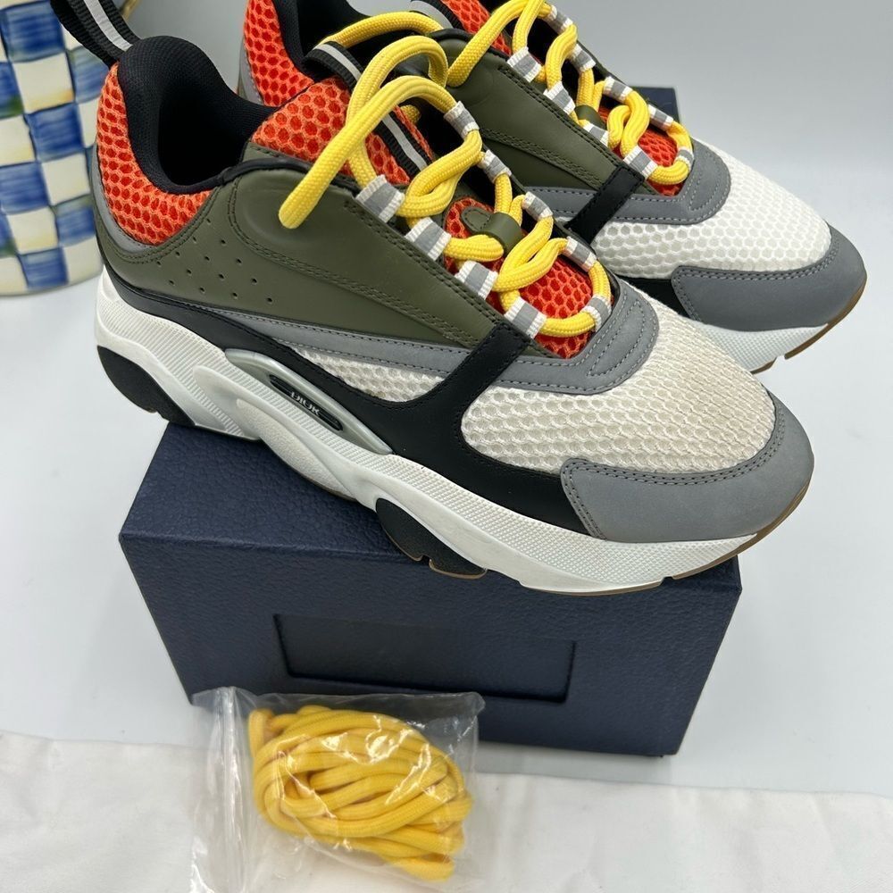 Women’s Dior B2, two trainer sneakers size 38 made in Italy - Picture 10 of 12